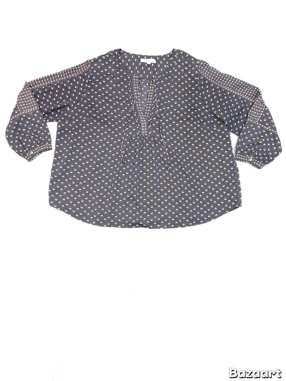 Loft Long Sleeve Semi Sheer Blouse Size 26 *Read